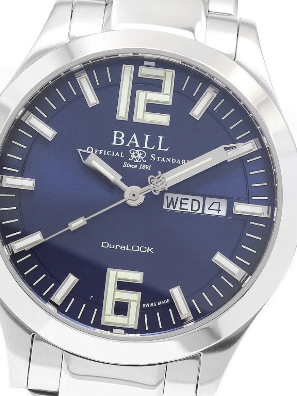 BALLWATCH Engineer 3 King NM2028C-S12A-BE Day date Automatic Men's Watch_